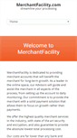 Mobile Screenshot of merchantfacility.com